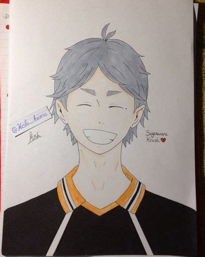 I Draw Sugawara Koushi What Do You Think 🤔 Haikyuu Amino