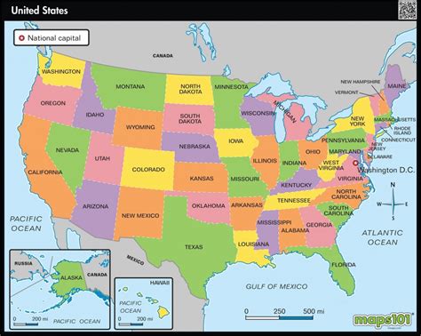 United States Regions Map Printable