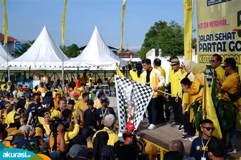 Ribuan Warga Meriahkan Hut Golkar Di Bontang Andi Faiz Kami Siap