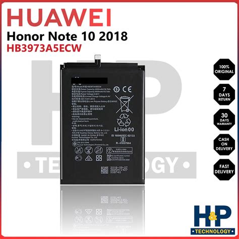 HB4073A5ECW HB3973A5ECW Battery Hua We Honor Note 10 2018 Shopee