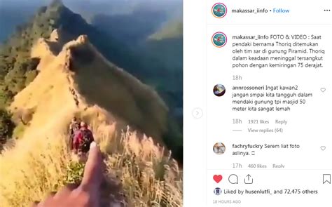 Video Proses Evakuasi Jenazah Thoriq Di Gunung Piramid Tim Sar Lewati