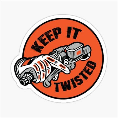 Keep It Twisted Sticker For Sale By Rithikre Redbubble