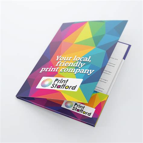 Custom Printed Presentation Folders A4 A5