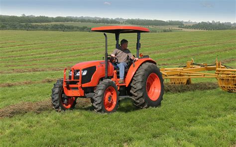 Photos Tractors 2007 17 Kubota M7040 Rops Fields