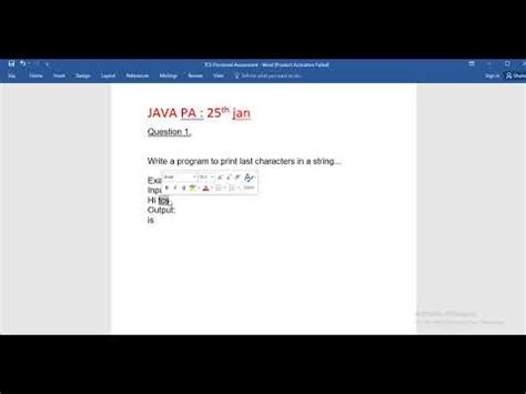 TCS Proctored Assessment Of 25th January Print Last Character Of Each