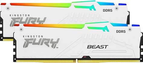 Kingston Fury Beast Rgb White Ddr Mhz X Gb Ecc Kf C Bwak