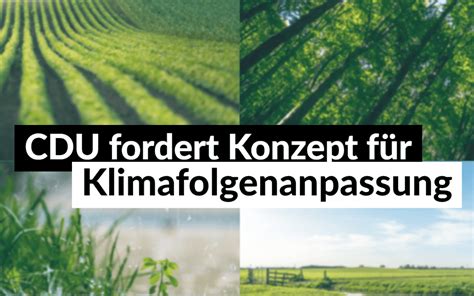 PM CDU fordert Konzept für Klimafolgenanpassung im Landkreis