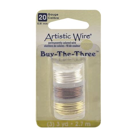 Amazon Artistic Wire 20 Gauge 81 Mm Tarnish Resistant Colored