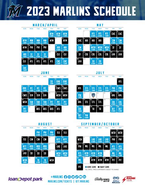 Marlins Schedule 2025 - Gayla Ceciley