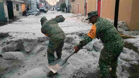 Ante Fuertes Lluvias Y Granizadas Ej Rcito Activa Plan Dn Iii E En Puebla