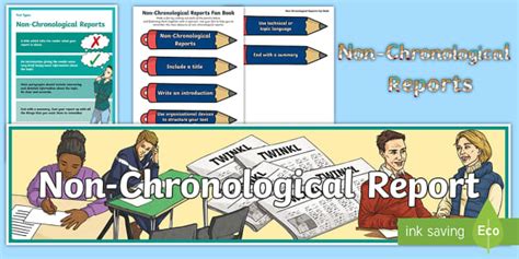 KS2 Non Chronological Reports Display Pack Profesor Hizo