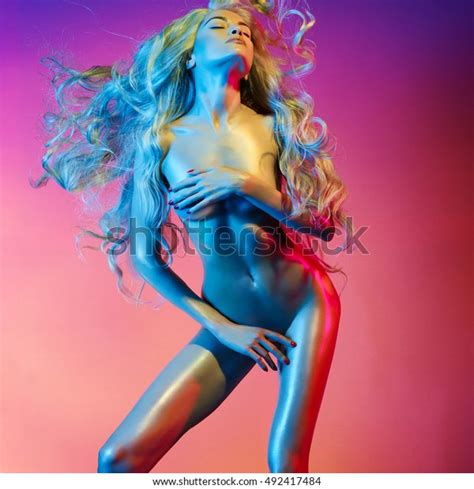 Nude Beautiful Woman Dance Striptease Night Stock Photo 492417484 Shutterstock
