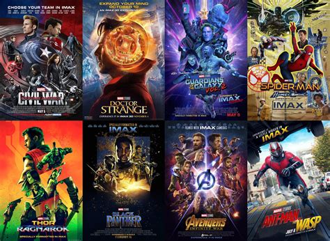 IMAX Posters of the MCU's Phase Three Films : r/Marvel