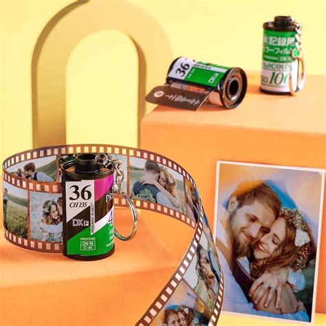 Gifts For Her Personalized Photo Film Roll Keychain Keychain With