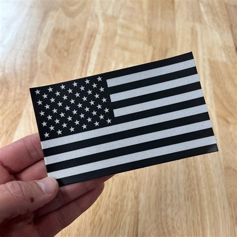 Reflective Black Flag Sticker – Notorious Fire Co.