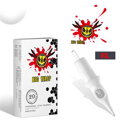 Картриджи для тату-игл BIGWASP RL, Одноразовые стерилизованные ...