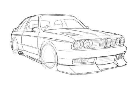 Bmw M3 Sketch At Explore Collection Of Bmw M3 Sketch