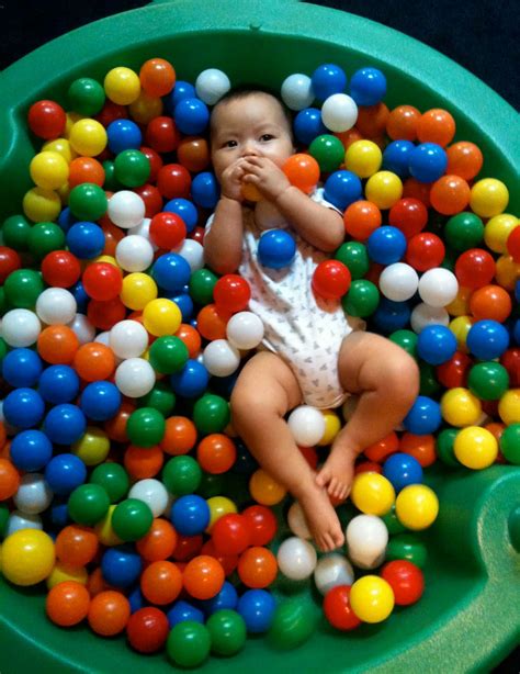 Growing Up: Baby ball pool