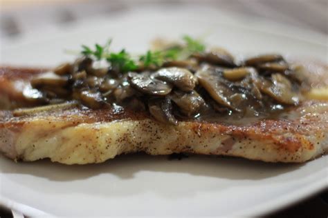 Veal Chop with Shallot and Mushroom Sauce | Homemade is Much Better