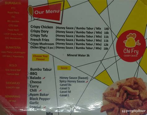 Selalu Diperbarui Menu Chi Fry Wonokromo Surabaya