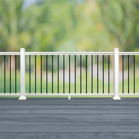 Aria Railing 36 In X 6 Ft Piano Powder Coated Aluminum Preassembled Deck Railing A366ppp 6