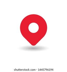 Location Logo Red Pin Vector Stock Vector (Royalty Free) 1445796194 | Shutterstock