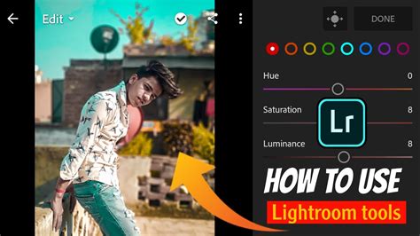 How To Use Lightroom Tools Full Details🔥 Lightroom Mobile Youtube