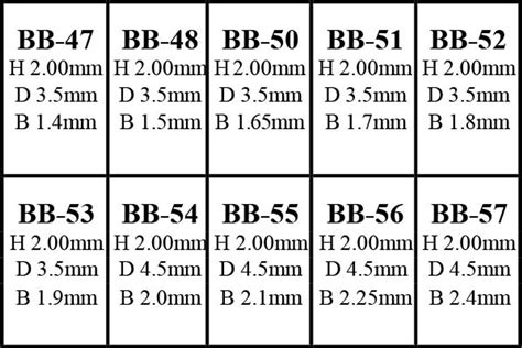 Bergeon Style Brass Bushing Assortment 2 00mm Height Griffen S Clock Parts And Supplies Llc