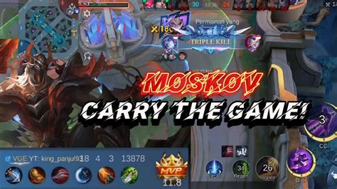 Perfect Gameplay Moskov Carry The Game Mobile Legends Youtube