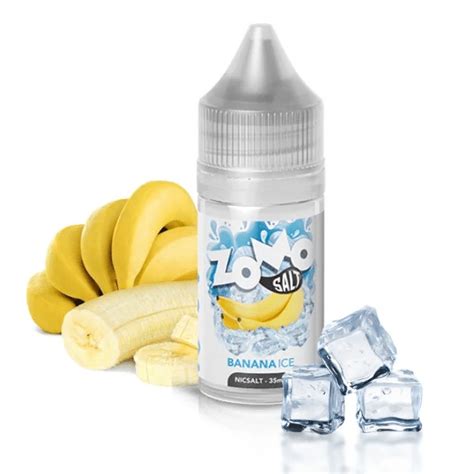 Banana Ice Salt By Zomo Melhores Juices Vapes E Pod System Brliquids