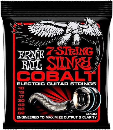 Струны для электрогитары Ernie Ball 2730 7-String Cobalt Slinky ...