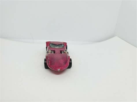 Vintage Original Redline Hot Wheels Pink Twinmill With Light Interior