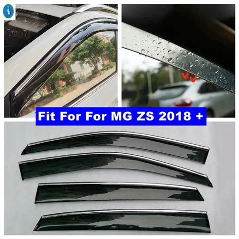 Side Window Vent Visor Sun Rain Deflector Guard Awning Shelter Adhesive