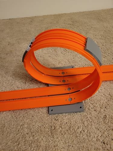 D Printed Two Track Loop For Hot Wheels Cars And Monster Trucks By Libertybydesignllc Pinshape