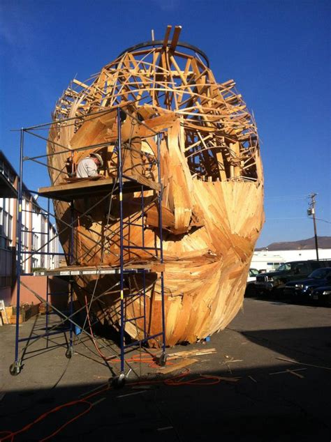 Burning Man 'Embrace' Sculpture Burned To Ground - Business Insider