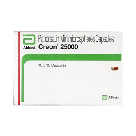 Creon Pancreatin Minimicrospheres Capsules At Rs Strip Of