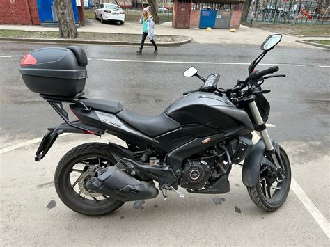 Купить б у Bajaj Dominar 400 инжектор 6 передач в Мытищах чёрный naked bike 2021 года на Авто