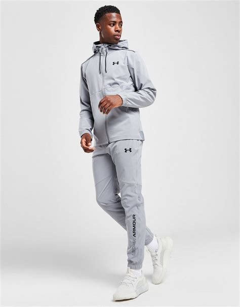 Grey Under Armour Lock Up Woven Track Pants Jd Sports Uk