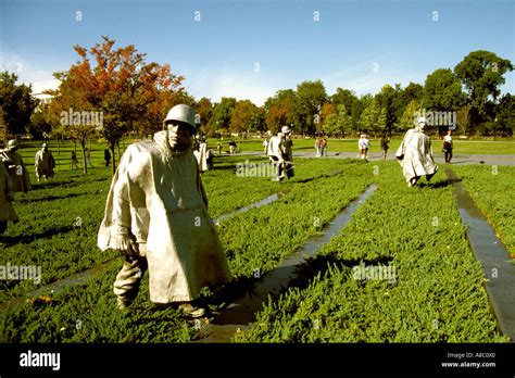 Washington DC Korean War Veterans Memorial Stock Photo - Alamy