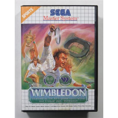 Trader Games WIMBLEDON SEGA MASTER SYSTEM MS PAL EURO COMPLETE