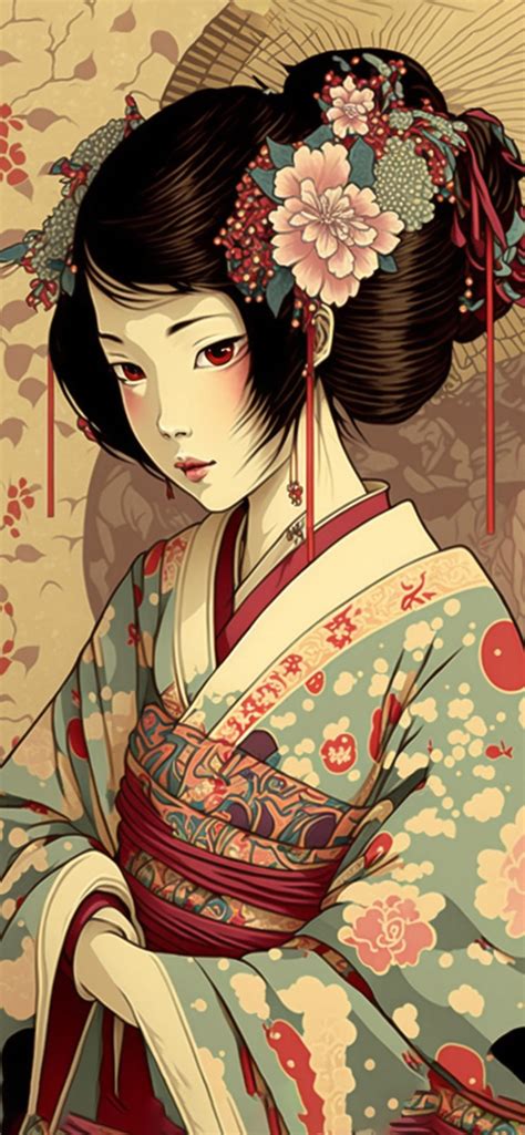 Girl In Kimono Wallpapers Japanese Aesthetic Wallpapers Iphone