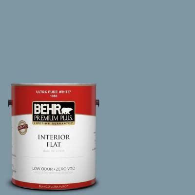 BEHR PREMIUM PLUS 1 Gal 530F 5 Waterscape Flat Low Odor Interior