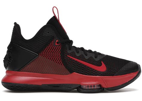 LeBron Witness 4 Black Gym Red Men's - BV7427-006/CD0188-006 - US