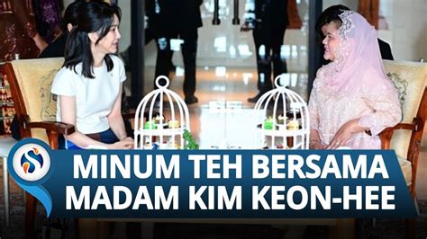 Ibu Iriana Sambut Ibu Negara Korsel Madam Kim Keon Hee Ajak Minum Teh