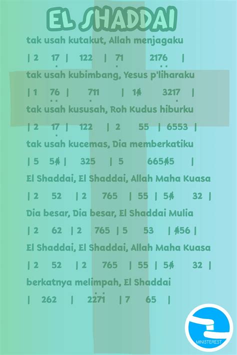Ministerest EL SHADDAI PIANIKA MELODICA TUTORIAL LAGU ROHANI