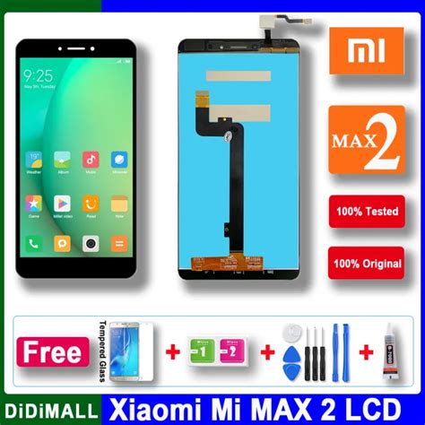 100 Tested 6 44 Original Screen For Xiaomi Mi MAX 2 LCD Display MDE40