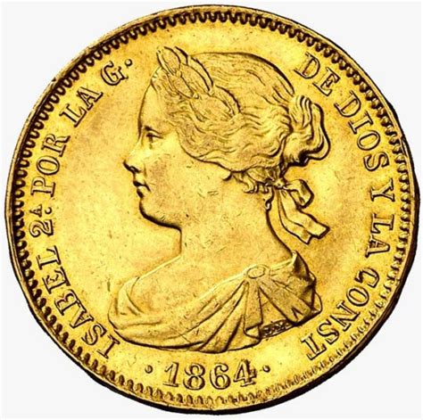 Comprar Moneda Oro Reales Isabel Ii Varios A Os Online