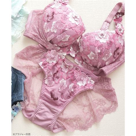 フランデランジェリー fran de lingerie 可憐な花びら刺繍美しさも機能も グレースイストフラワーペタル バックレース バックレースショーツ返品不可商品 グリーン