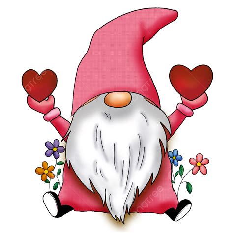 Gnome Coeur Rouge Png Vecteurs Psd Et Icônes Pour Téléchargement Gratuit Pngtree