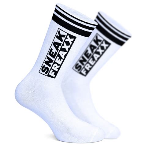 Chaussetes FUCK ME Blanc Noir MENDERWEAR